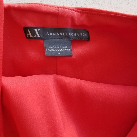 Red Mini Dress Armani Exchange - Picture 3 of 3